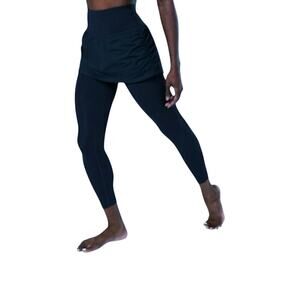 Athleta Elation 2 in 1 7/8 Skirted Active Tight in Powervita Navy NWT Size Small